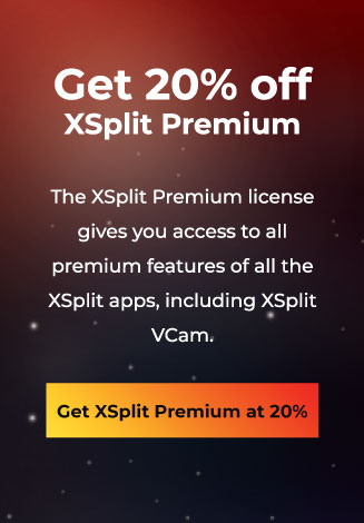 Get 20% off XSplit Premium
